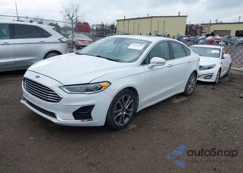 2019 Ford Fusion Sel из США, поврежденный, VIN 3FA6P0CD3KR150729